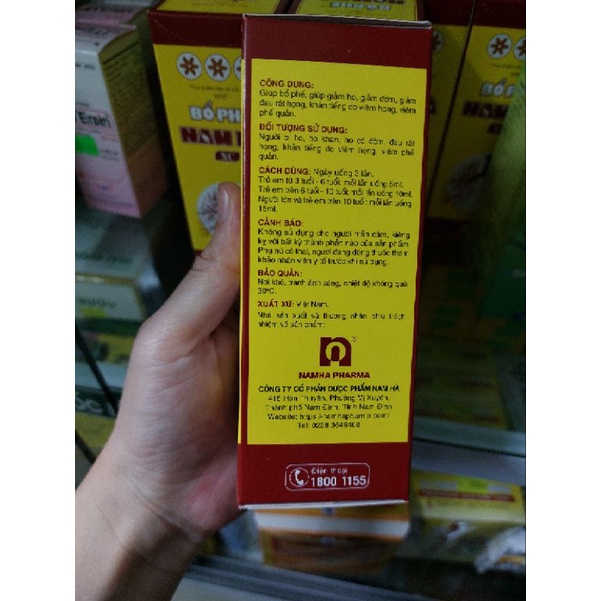 Siro Bổ Phế NAM HÀ