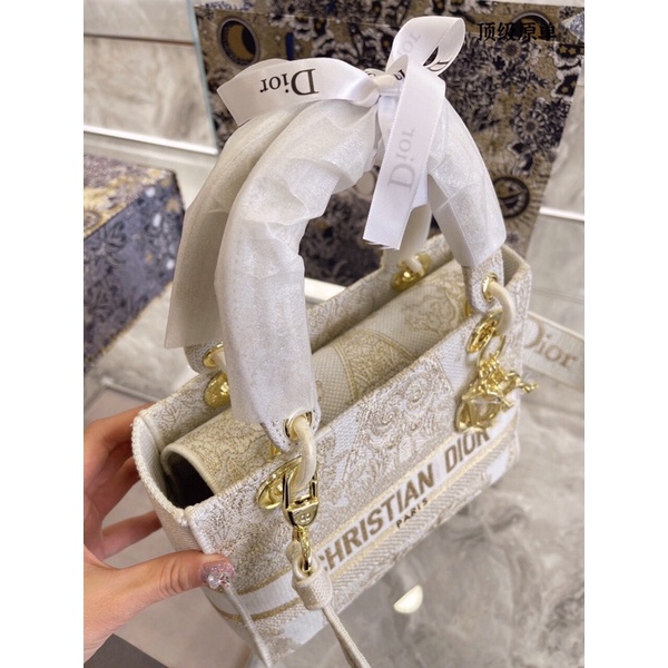 Túi xách diỏr D Lite thêu sz 24 hàng chuẩn siêu nét