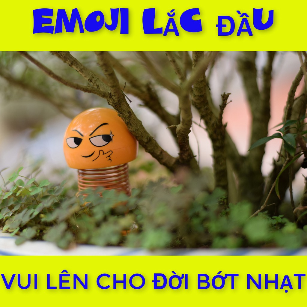 [ XẢ KHO SỐC ]  Thú nhún Emoji lò xo ngộ nghĩnh