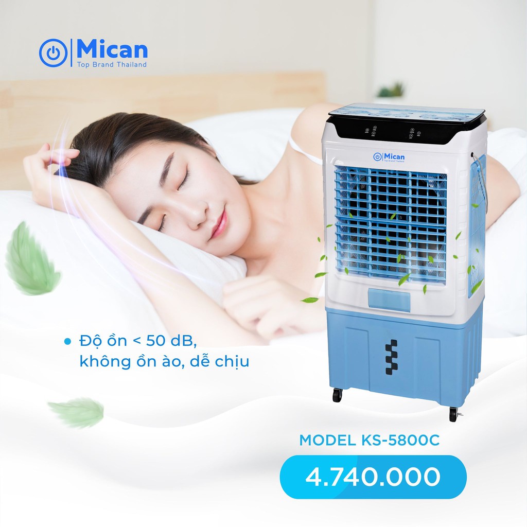 Máy làm mát không khí Mican Model KS - 5800C cho mọi nhà