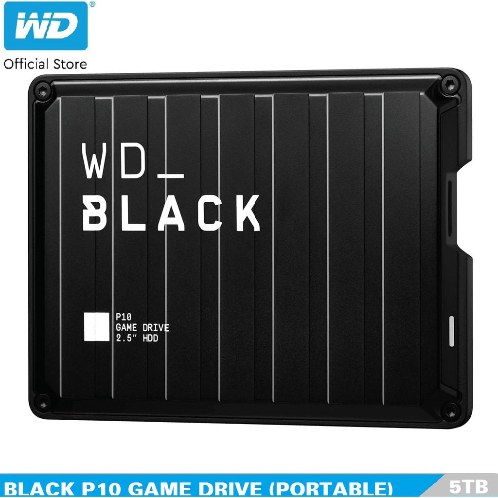 Ổ cứng HDD WD BLACK P10 Game Drive 5TB 2.5", 3.2 (WDBA3A0050BBK-WESN)