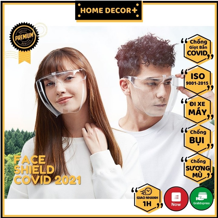 [Giao H.Tốc Now 30 phút] Kính Bảo Hộ Đa Năng Chống Giọt Bắn Kháng Khuẩn Kính Khẩu Trang Phòng Dịch Bảo Vệ Mắt Trong Suốt | BigBuy360 - bigbuy360.vn