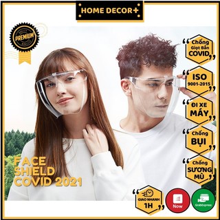 [Giao H.Tốc Now 30 phút] Kính Bảo Hộ Đa Năng Chống Giọt Bắn Kháng Khuẩn Kính Khẩu Trang Phòng Dịch Bảo Vệ Mắt Trong Suốt