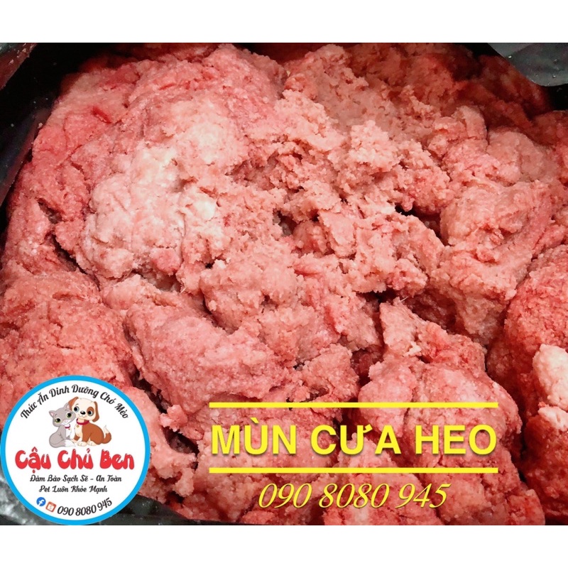 1KG MÙN CƯA CỐT LẾT HEO NGUYÊN CHẤT KHÔNG PHA -HOẢ TỐC