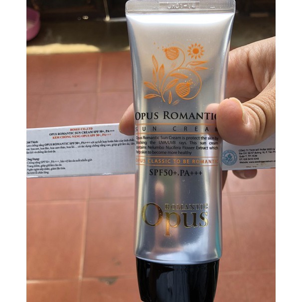 Kem chống nắng OPUS SUN CREAM Hàn Quốc