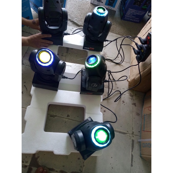 Đèn Beam Mini 30W Led + Hoa Quay