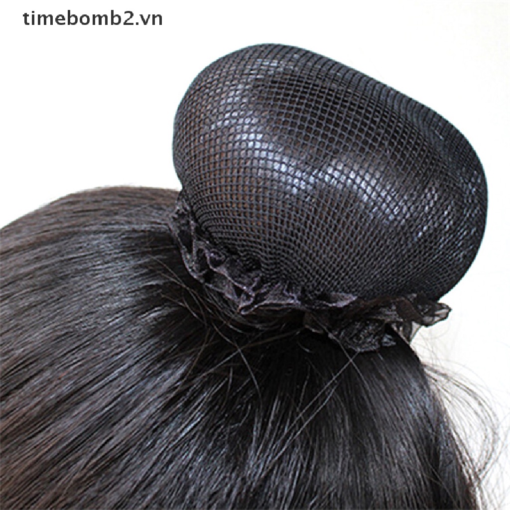 {Thời Trang} 2 Cái Búi Tóc Bằng Nylon Màu Đen Cho Nữ Múa Ba Lê