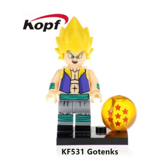 Lego Mini Dragon Ball Nhân Vật Manga 7 Viên Ngọc Rồng Kopf 376 đến 531 ( 1c )