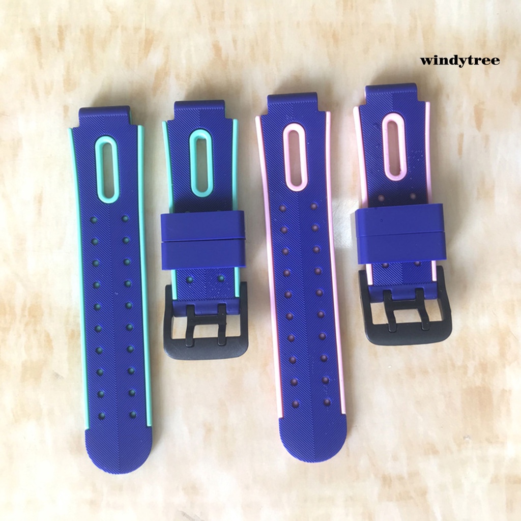 Dây đeo silicon mềm chống thấm nước thay thế 15mm cho đồng hồ trẻ em