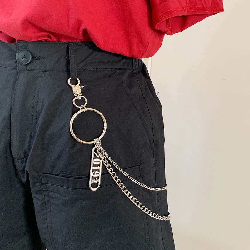 Thắt Lưng Phối Xích Phong Cách Hiphop Đường Phố Cá Tính