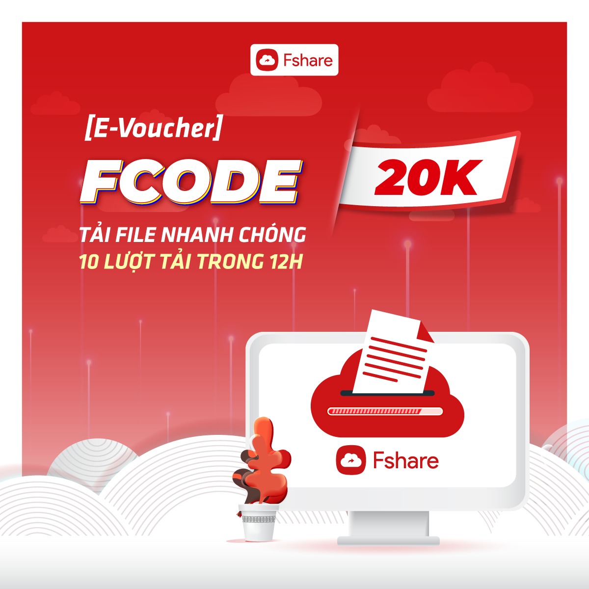 - Mã Fcode Fshare - 20.000VNĐ