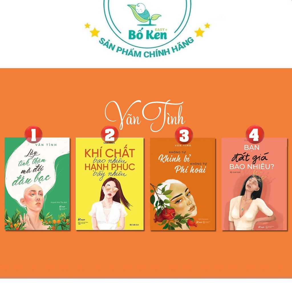 Sách - Combo Sách của tác giả Vãn Tình - Tủ Sách Shop Bố Ken