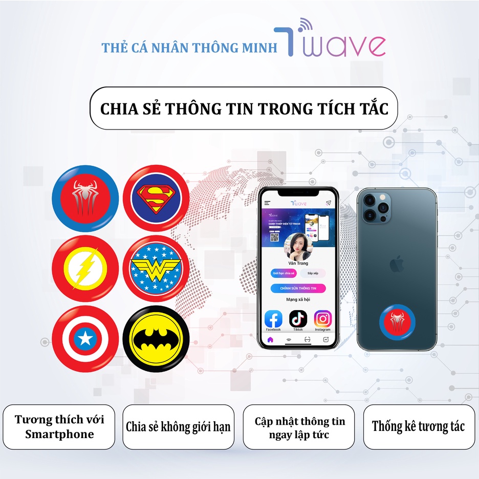 Danh Thiếp Điện Tử Twave  Chia Sẻ Mọi Thông Tin Chỉ Với 1 Chạm