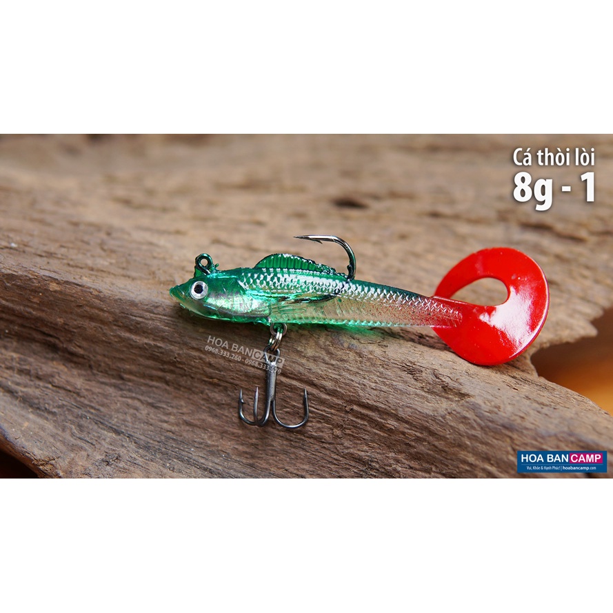 Mồi Lure Cá Thòi Lòi Kèm Lưỡi | 8g - 12g