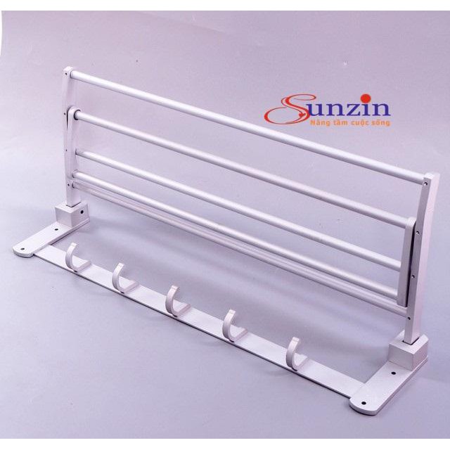Giàn vắt khăn đa năng gắn tường Sunzin 083 - chất liệu nhôm hợp kim
