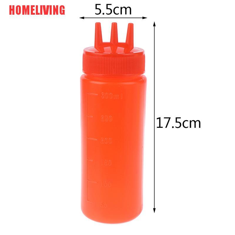 Bình Đựng Dầu Ăn / Giấm 3 Lỗ Dạng Bóp Tiện Dụng