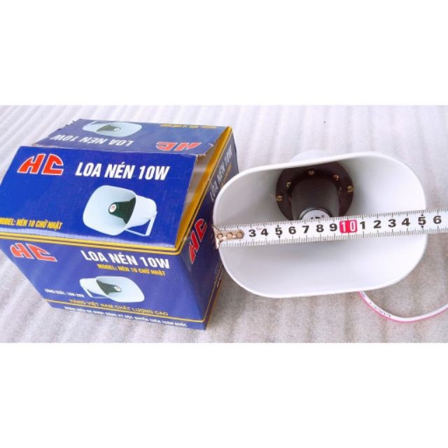 Loa Nén 10w HC hàng chuẩn, chuyên phục vụ đèn led pháo hoa, bán hàng rong, quảng cáo sản phẩm- Loa thông báo