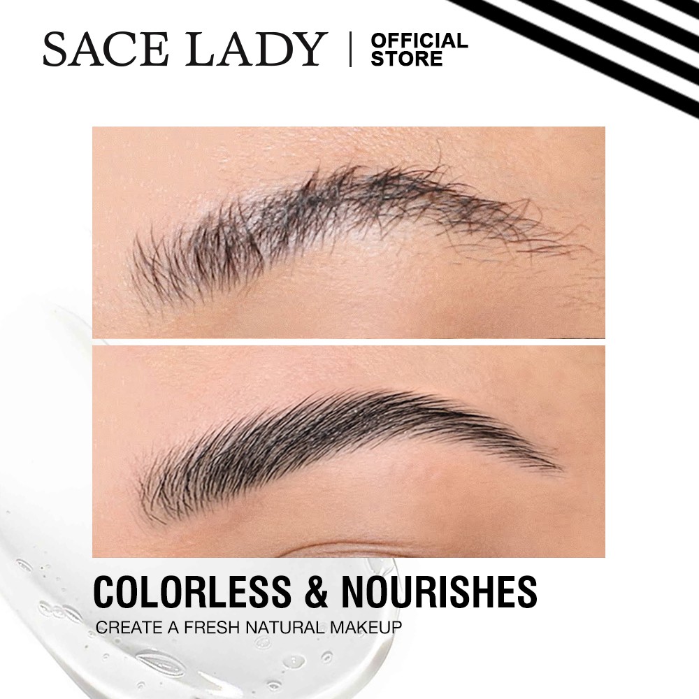 Bộ 4 món sáp lông mày + chì kẻ lông mày + dao cạo lông mày + khuôn kẻ SACE LADY chống nước lâu trôi 70g | BigBuy360 - bigbuy360.vn