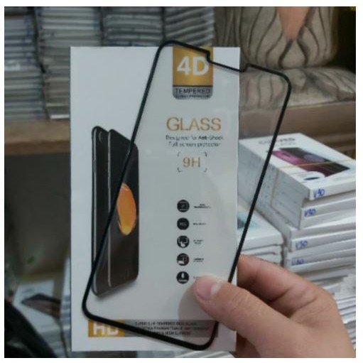 Kính cường lực LG V40 ThinQ Full màn hình 4D Tặng kèm keo chống hở