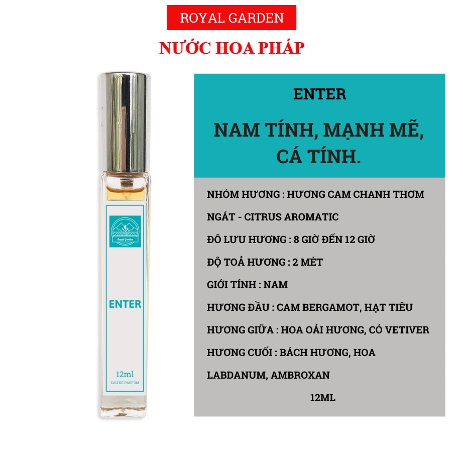 Nước hoa nam Royal thơm lâu đẳng cấp, nam tính, lịch lãm lưu hương cực lâu 8-12 tiếng