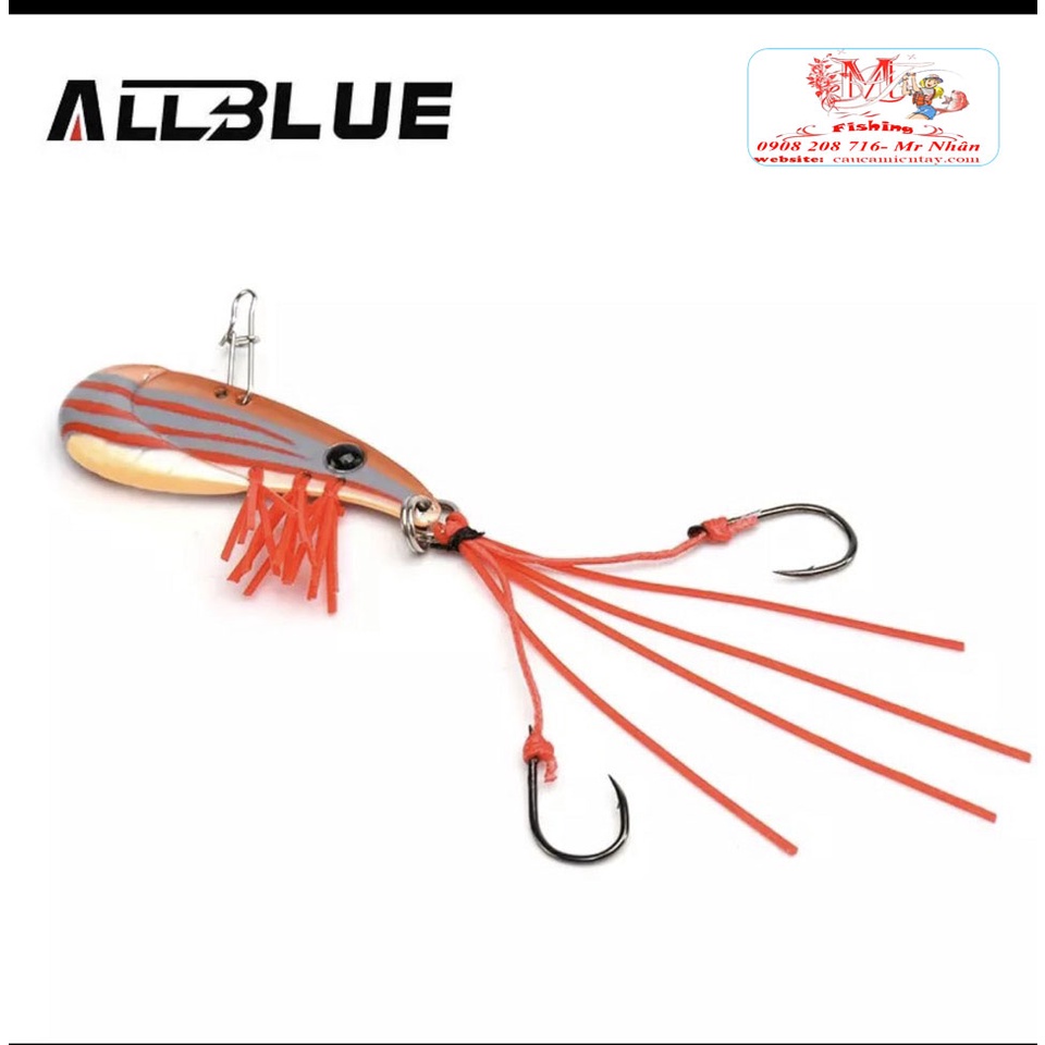 Mồi Lure Tôm Sắt Chính Hãng Allblue Chuyên Lóc Tráp Chẽm Mú