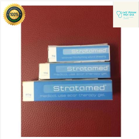 stratamed 5g 10g 20g Silicone gel mờ sẹo đầu tiên &amp; duy nhất bôi được lên vết thương hở