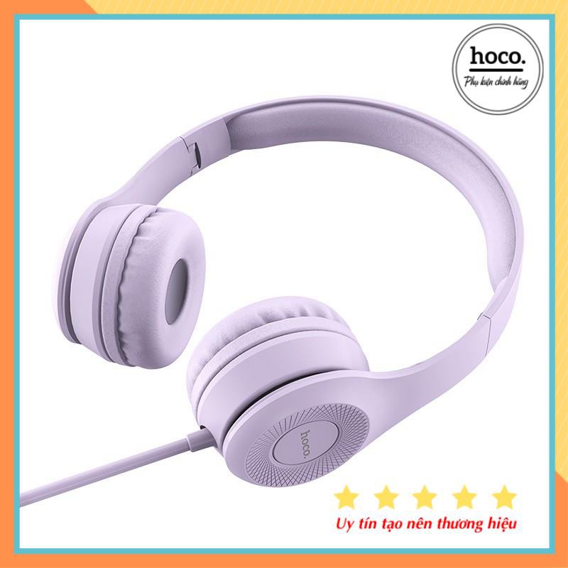 Tai Nghe Chụp Tai Có Mic Hoco W21 Chính Hãng - Bảo Hành 12 Tháng