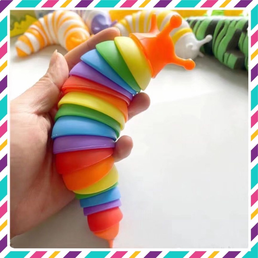 Đồ chơi Sâu hot, đồ chơi giải stress, con sâu thần tài, đồ chơi con sâu Larva vui nhộn - Nhíp Shop