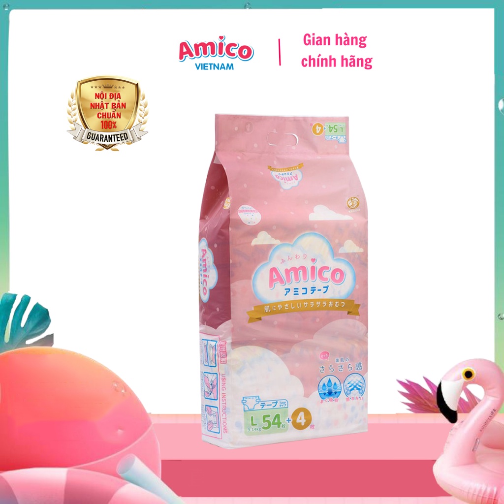 Tã dán AMICO L54+4 (9 - 14kg)
