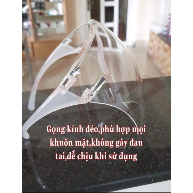 Combo(Kính Chống Giọt Bắn + Lót Khẩu trang) [Cao Cấp]Hàng VN [Boxtox,Combo Kính+ Lót khẩu trang .Gọng Dẻo,Form thon gọn. | BigBuy360 - bigbuy360.vn