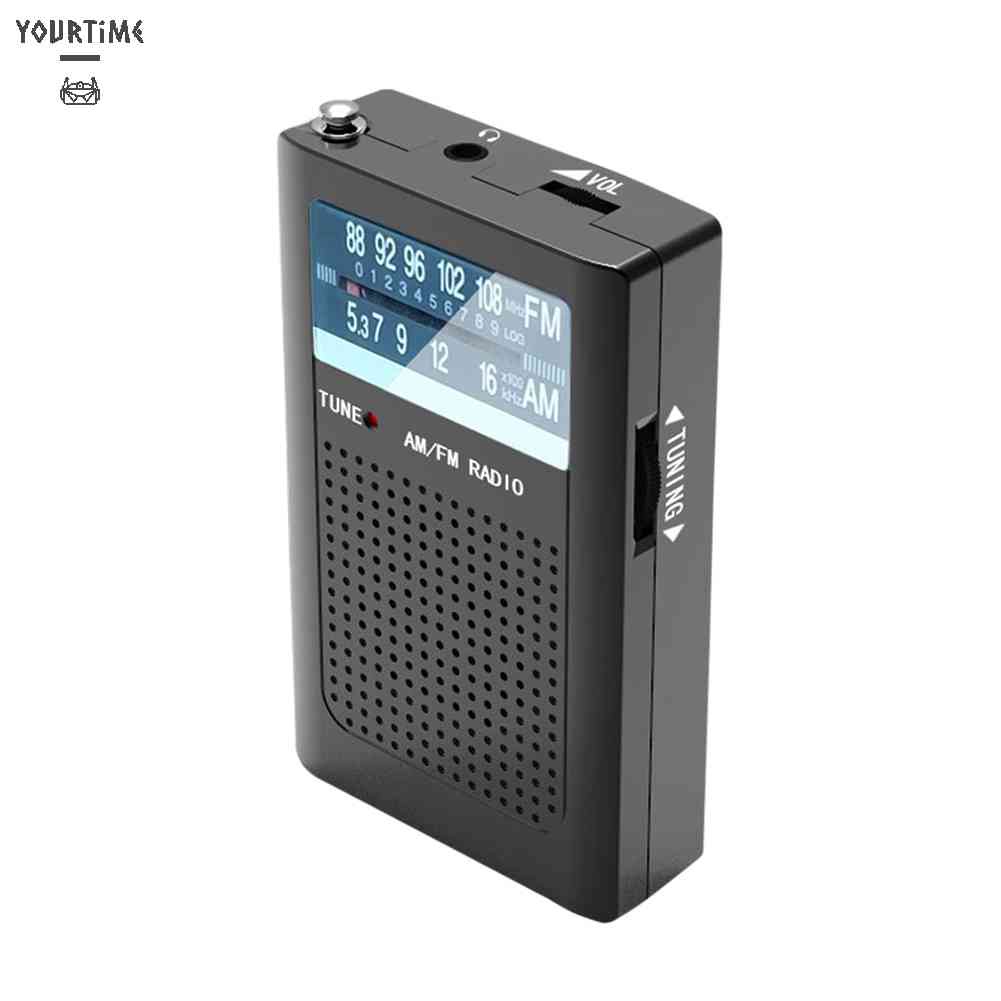 Radio FM Bỏ Túi Có Ăng Ten Phong Cách Retro