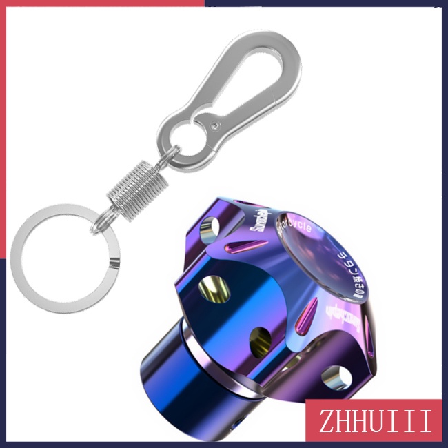 Móc Chìa Khóa Hình Đầu Lục Giác Bằng Titan Cnc Độc Đáo