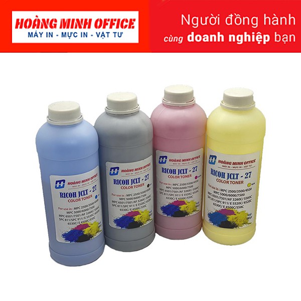 Combo 4 Mực màu Ricoh MP C2500/ C3500/ C6000/ C7500/ C6501/ C7501...( 500 g )