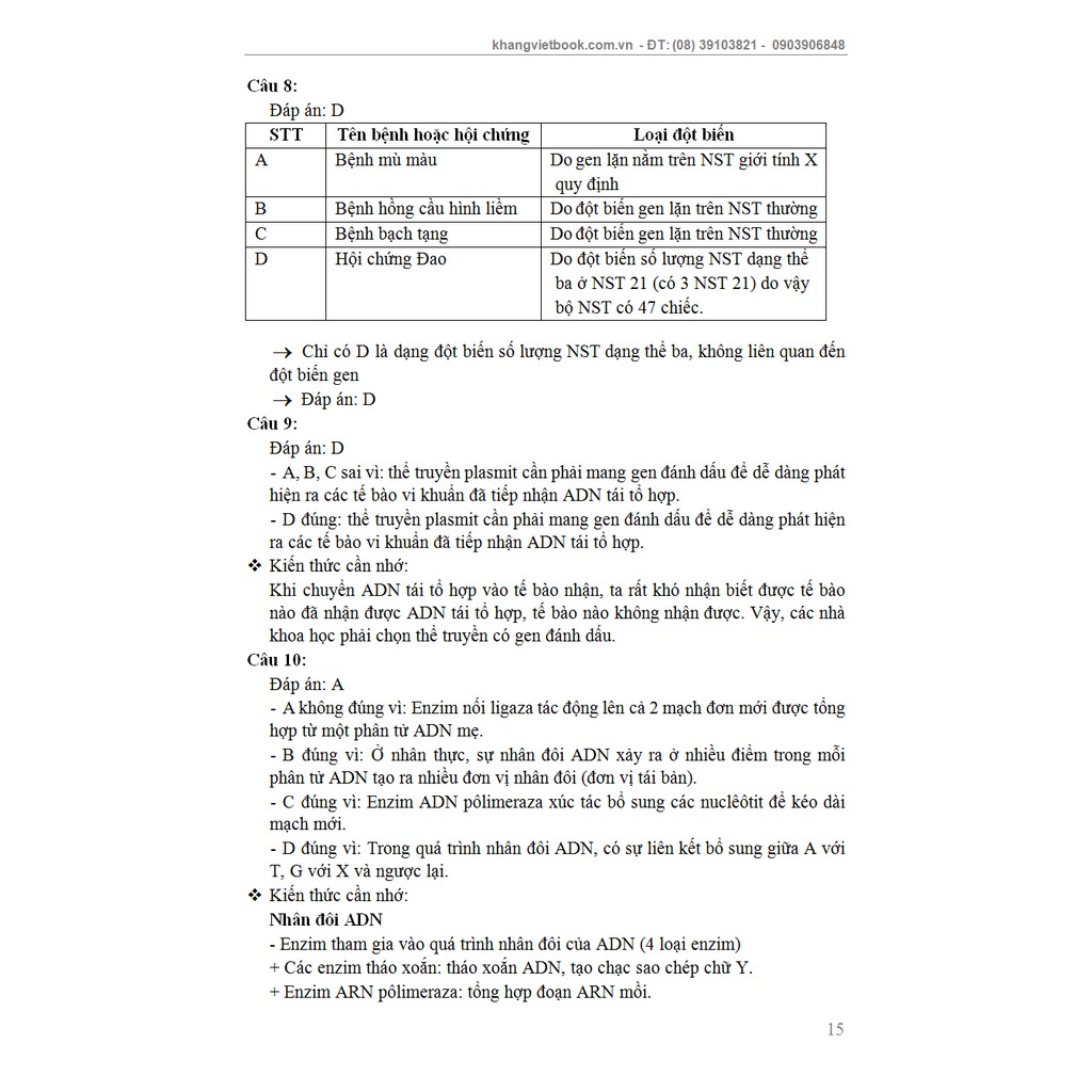 Sách - Chinh Phục Đề Thi Trung Học Phổ Thông Quốc Gia Sinh Học Quyển 2