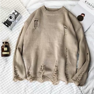[HÀNG SẴN]Áo len rách | Shopee Việt Nam