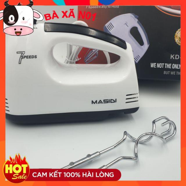 [Xả kho][Ảnh thật]Máy đánh trứng cầm tay 180w kèm 2 que xoắn inox