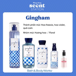 (On Sale) Bộ Sản Phẩm Chăm Sóc Cơ Thể Toàn Diện BBW mùi Gingham