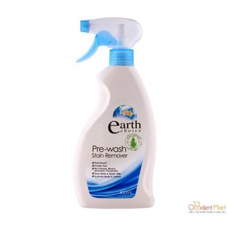 Nước tẩy quần áo earth choice chai xịt 400ml