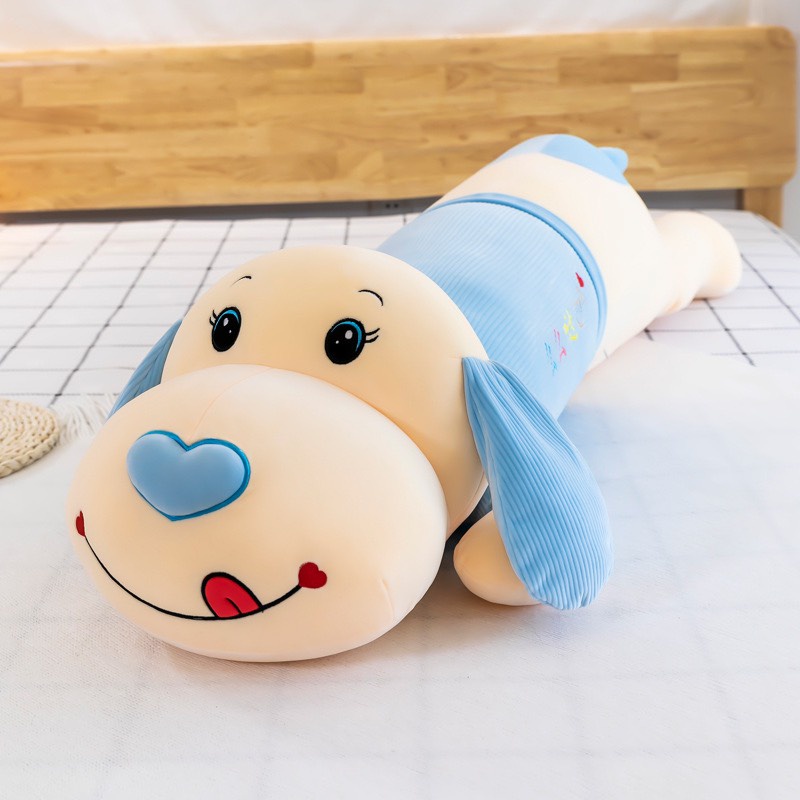 Gấu Bông , Gối Ôm Chó Mũi Tim Hàng Nhập Cao Cấp Có 3 Kích Thước Cho Bạn Lựa Chọn 90Cm,1M1,1M4