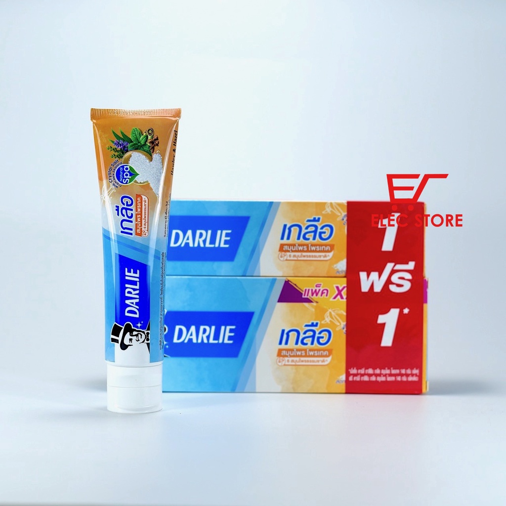 03 Kem Đánh Răng Darlie Salt Muối &amp; Bạc Hà Thái Lan - Mỗi tuýp 140g