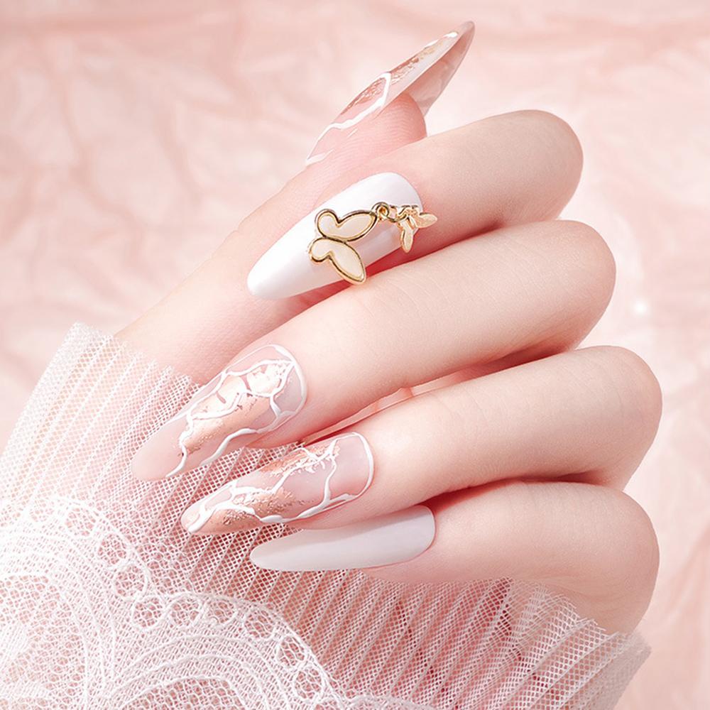 Phụ Kiện Trang Trí Móng Tay Sang Trọng DIY|Bươm Bướm Đính Đá Zircon