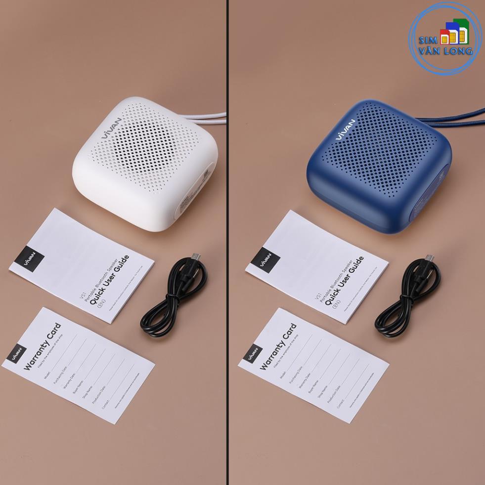 Loa TWS Bluetooth 5.0 VIVAN VS1 Chính Hãng Chất Âm Tốt Bass Mạnh Chống Nước IPX5 5W Thời Lượng Pin Dài Đến 10H _13