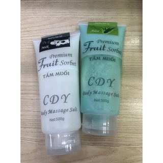 MUỐI TẮM TẨY TẾ BÀO CHẾT CDY PREMIUM FRUIT SORBET BODY MASSAGE SALT 500G