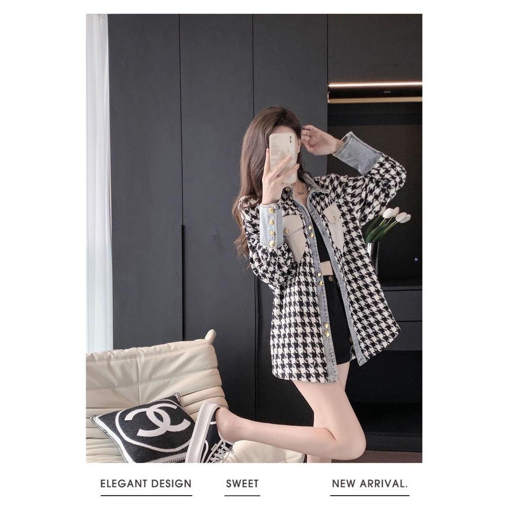 Xiaoxiangfeng denim jacket women's new fall fashion Korean version loose thin design niche blouse in 2022