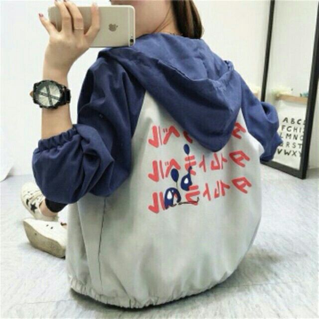 [Rẻ vô địch] Áo khoác dù tay phối chữ Nhật, Hades | BigBuy360 - bigbuy360.vn