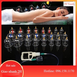 ⚡ Bộ Giác Hơi Không Dùng Lửa 24 Phụ Kiện Cao Cấp ⚡ Bảo Hành 12 Tháng