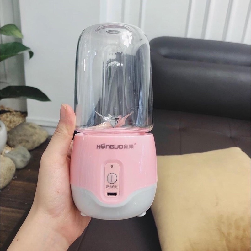 [ 6 LƯỠI ] Máy xay sinh tố cầm tay mini sạc pin, Máy say sinh tố cầm tay đa năng mini 300ml CamCamHome