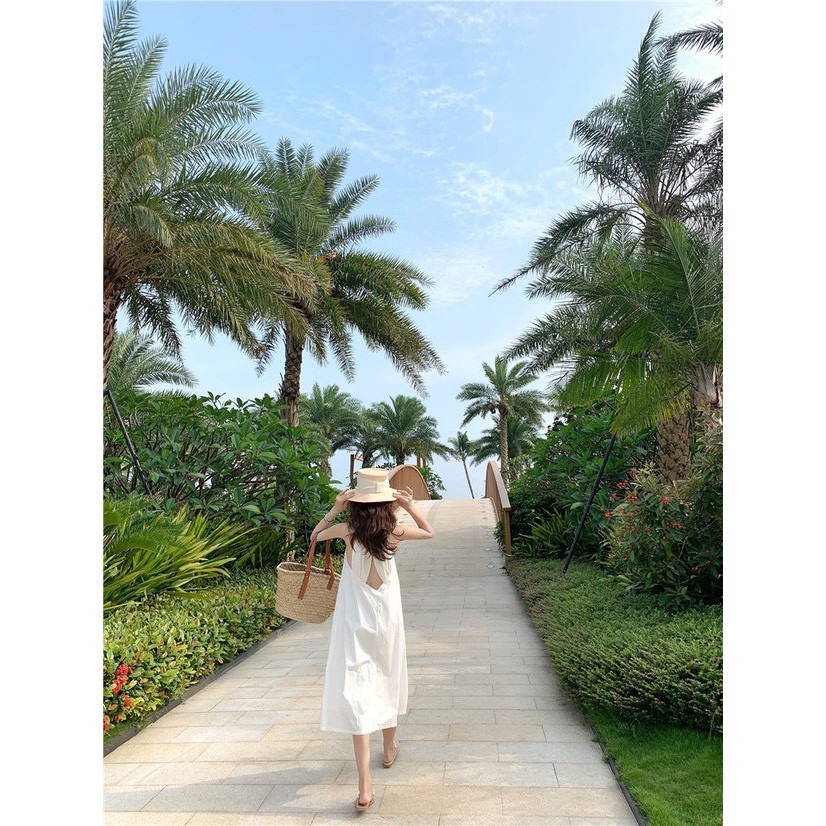 Váy yếm maxi Simbabo | BigBuy360 - bigbuy360.vn