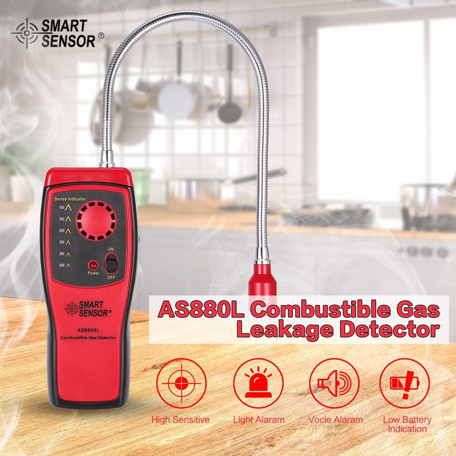 Máy đo và phát hiện rò rỉ khí gas SMARTSENSOR A8800L