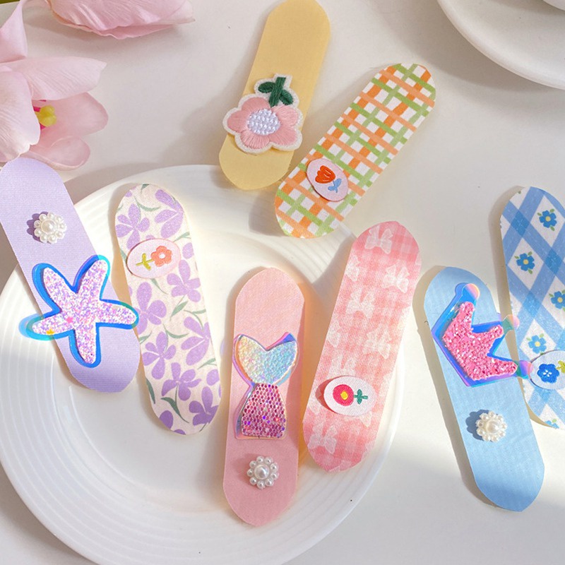 Dụng Cụ Dán Cố Định Tóc Con Không Làm Tổn Thương Tóc Dành Cho Bé Gái